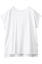 【スリー ドッツ/three dots】のロングステープルヤーンTシャツ 人気、トレンドファッション・服の通販 founy(ファニー) ファッション Fashion レディースファッション Fashion for Women トップス・カットソー Cut & Sew Tops シャツ・ブラウス・オフィスカジュアル Elegant Blouses & Button-Ups ロングTシャツ・Tシャツ Longline T-Shirts & Tees カットソー・ベーシックTシャツ Cut-and-Sewn Tops / Stretch Tees & Basics ショート Short, Short Length シンプル Simple, Minimal スリーブ Sleeve, Long Sleeve / Short Sleeve リゾート Resort, Vacation Style 旅行 Travel thumbnail ホワイト|ID: prp329100004929237 ipo3291000000036992231