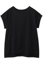 【スリー ドッツ/three dots】のロングステープルヤーンTシャツ 人気、トレンドファッション・服の通販 founy(ファニー) ファッション Fashion レディースファッション Fashion for Women トップス・カットソー Cut & Sew Tops シャツ・ブラウス・オフィスカジュアル Elegant Blouses & Button-Ups ロングTシャツ・Tシャツ Longline T-Shirts & Tees カットソー・ベーシックTシャツ Cut-and-Sewn Tops / Stretch Tees & Basics ショート Short, Short Length シンプル Simple, Minimal スリーブ Sleeve, Long Sleeve / Short Sleeve リゾート Resort, Vacation Style 旅行 Travel thumbnail ブラック|ID: prp329100004929237 ipo3291000000036992233