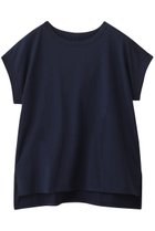 【スリー ドッツ/three dots】のロングステープルヤーンTシャツ 人気、トレンドファッション・服の通販 founy(ファニー) ファッション Fashion レディースファッション Fashion for Women トップス・カットソー Cut & Sew Tops シャツ・ブラウス・オフィスカジュアル Elegant Blouses & Button-Ups ロングTシャツ・Tシャツ Longline T-Shirts & Tees カットソー・ベーシックTシャツ Cut-and-Sewn Tops / Stretch Tees & Basics ショート Short, Short Length シンプル Simple, Minimal スリーブ Sleeve, Long Sleeve / Short Sleeve リゾート Resort, Vacation Style 旅行 Travel thumbnail ネイビー|ID: prp329100004929237 ipo3291000000036992239