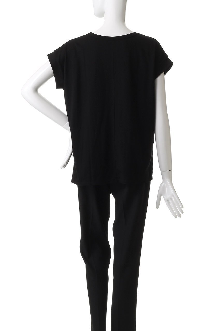 【スリー ドッツ/three dots】のロングステープルヤーンTシャツ 人気、トレンドファッション・服の通販 founy(ファニー) 　ファッション　Fashion　レディースファッション　Fashion for Women　トップス・カットソー　Cut & Sew Tops　シャツ・ブラウス・オフィスカジュアル　Elegant Blouses & Button-Ups　ロングTシャツ・Tシャツ　Longline T-Shirts & Tees　カットソー・ベーシックTシャツ　Cut-and-Sewn Tops / Stretch Tees & Basics　ショート　Short, Short Length　シンプル　Simple, Minimal　スリーブ　Sleeve, Long Sleeve / Short Sleeve　リゾート　Resort, Vacation Style　旅行　Travel　other-4|ID: prp329100004929237 ipo3291000000036992245