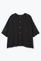 【レリル/lelill】のワイドボーダーカーデ6分袖 ブラック|ID: prp329100004929241 ipo3291000000036992267