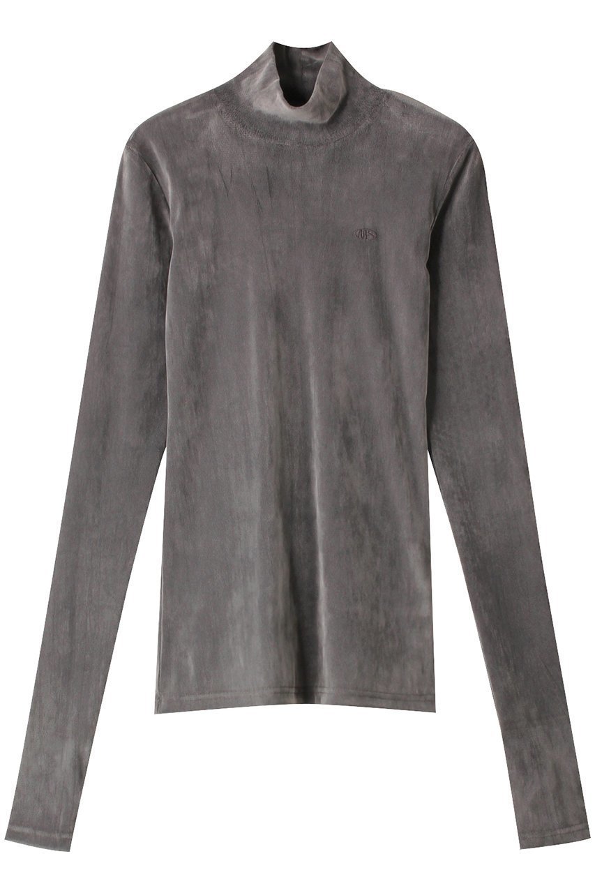 【メゾンスペシャル/MAISON SPECIAL】のVelor Mesh Tops/ベロアメッシュトップス インテリア・キッズ・メンズ・レディースファッション・服の通販 founy(ファニー) 　ファッション　Fashion　レディースファッション　Fashion for Women　トップス・カットソー　Cut & Sew Tops　シャツ・ブラウス・オフィスカジュアル　Elegant Blouses & Button-Ups　ロングTシャツ・Tシャツ　Longline T-Shirts & Tees　カットソー・ベーシックTシャツ　Cut-and-Sewn Tops / Stretch Tees & Basics　ベロアトップス　Velour Tops / Velvet-Look Items　インナー　Innerwear　秋　Autumn　シアー　Sheer, See-Through　スウェット / スエット　Sweatshirt, Sweatwear　スタイリッシュ　Stylish, Fashionable　スリーブ　Sleeve, Long Sleeve / Short Sleeve　バランス　Balance, Style Balance　ベロア　Velour, Soft Velvet　羽織　Haori, Light Jacket　メッシュ　Mesh, Net Fabric　ロング　Long, Long-Length　エレガント 上品　Elegant　GRY(グレー)|ID: prp329100004929255 ipo3291000000036992370