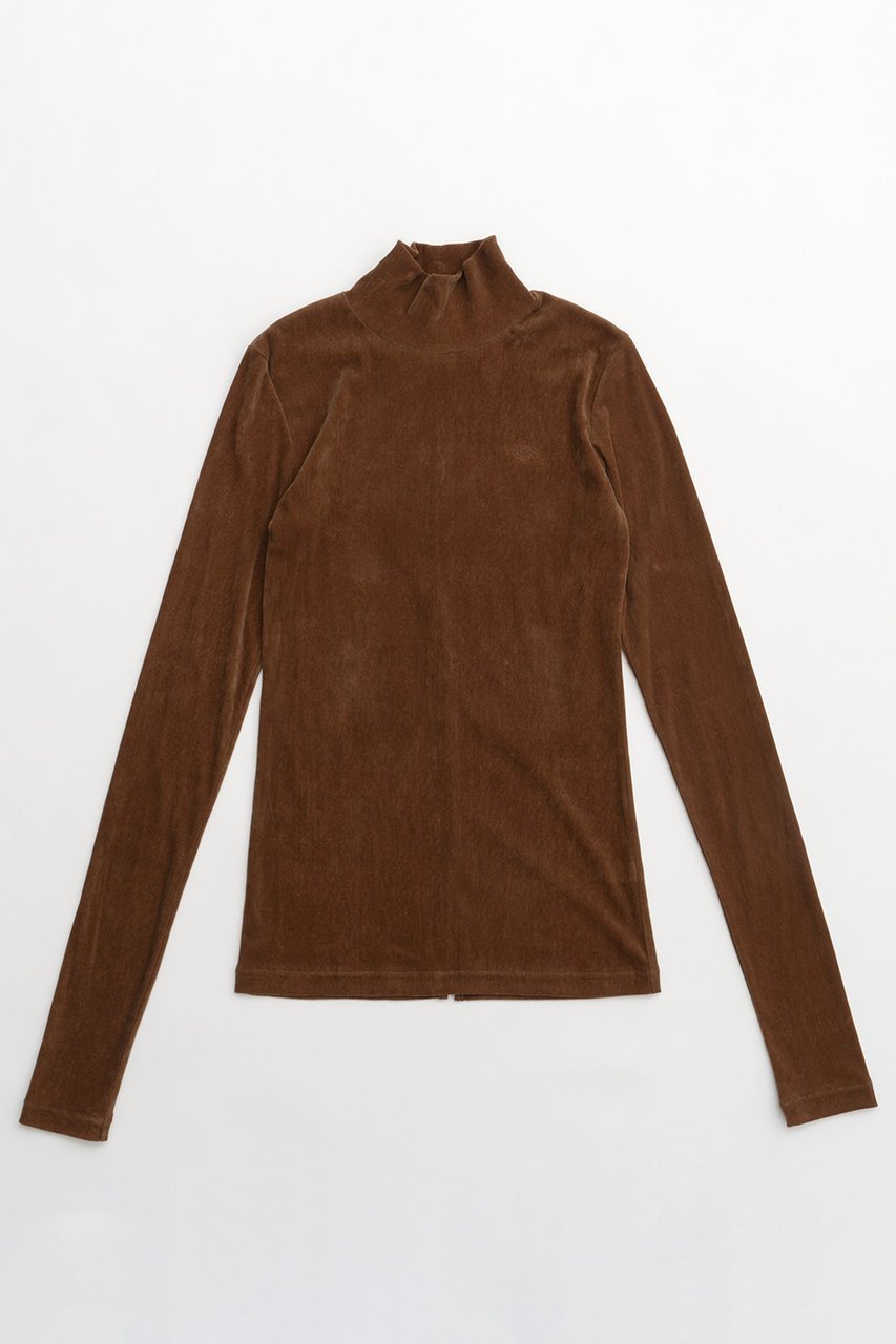 【メゾンスペシャル/MAISON SPECIAL】のVelor Mesh Tops/ベロアメッシュトップス インテリア・キッズ・メンズ・レディースファッション・服の通販 founy(ファニー) 　ファッション　Fashion　レディースファッション　Fashion for Women　トップス・カットソー　Cut & Sew Tops　シャツ・ブラウス・オフィスカジュアル　Elegant Blouses & Button-Ups　ロングTシャツ・Tシャツ　Longline T-Shirts & Tees　カットソー・ベーシックTシャツ　Cut-and-Sewn Tops / Stretch Tees & Basics　ベロアトップス　Velour Tops / Velvet-Look Items　インナー　Innerwear　秋　Autumn　シアー　Sheer, See-Through　スウェット / スエット　Sweatshirt, Sweatwear　スタイリッシュ　Stylish, Fashionable　スリーブ　Sleeve, Long Sleeve / Short Sleeve　バランス　Balance, Style Balance　ベロア　Velour, Soft Velvet　羽織　Haori, Light Jacket　メッシュ　Mesh, Net Fabric　ロング　Long, Long-Length　エレガント 上品　Elegant　CML(キャメル)|ID: prp329100004929255 ipo3291000000036992378