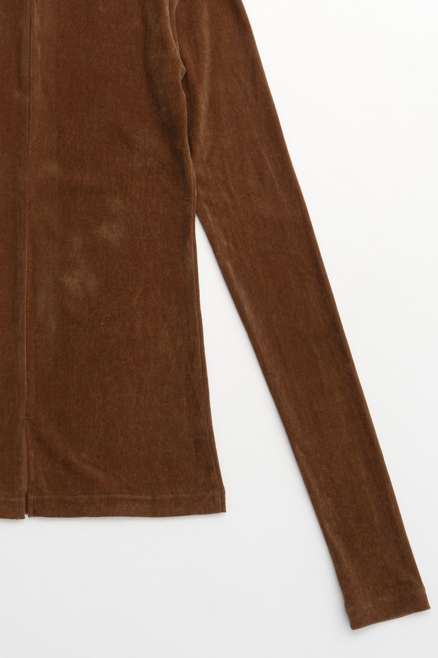 【メゾンスペシャル/MAISON SPECIAL】のVelor Mesh Tops/ベロアメッシュトップス 人気、トレンドファッション・服の通販 founy(ファニー) 　ファッション　Fashion　レディースファッション　Fashion for Women　トップス・カットソー　Cut & Sew Tops　シャツ・ブラウス・オフィスカジュアル　Elegant Blouses & Button-Ups　ロングTシャツ・Tシャツ　Longline T-Shirts & Tees　カットソー・ベーシックTシャツ　Cut-and-Sewn Tops / Stretch Tees & Basics　ベロアトップス　Velour Tops / Velvet-Look Items　インナー　Innerwear　秋　Autumn　シアー　Sheer, See-Through　スウェット / スエット　Sweatshirt, Sweatwear　スタイリッシュ　Stylish, Fashionable　スリーブ　Sleeve, Long Sleeve / Short Sleeve　バランス　Balance, Style Balance　ベロア　Velour, Soft Velvet　羽織　Haori, Light Jacket　メッシュ　Mesh, Net Fabric　ロング　Long, Long-Length　エレガント 上品　Elegant　other-7|ID: prp329100004929255 ipo3291000000036992396