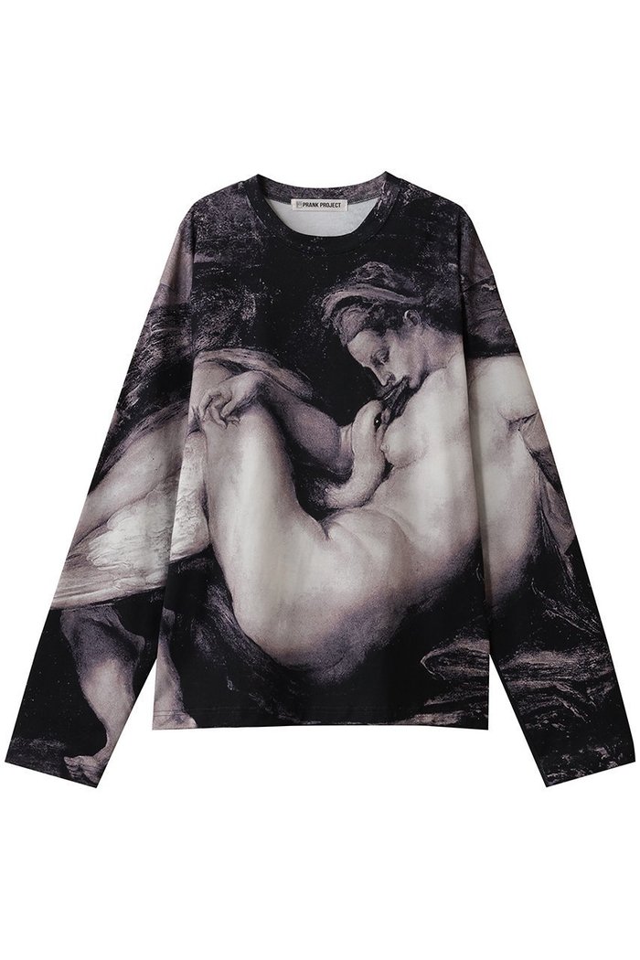 【プランク プロジェクト/PRANK PROJECT】のマイソロジープリントロンT / Mythology Print Long Sleev Tee インテリア・キッズ・メンズ・レディースファッション・服の通販 founy(ファウニー) https://founy.com/ ファッション Fashion レディースファッション Fashion for Women トップス・カットソー Cut & Sew Tops シャツ・ブラウス・オフィスカジュアル Elegant Blouses & Button-Ups ロングTシャツ・Tシャツ Longline T-Shirts & Tees カットソー・ベーシックTシャツ Cut-and-Sewn Tops / Stretch Tees & Basics ショート Short, Short Length スリーブ Sleeve, Long Sleeve / Short Sleeve プリント Print, Printed Pattern モチーフ Motif, Design Theme 再入荷 Restock / Back in Stock |ID: prp329100004929256 ipo3291000000036992401