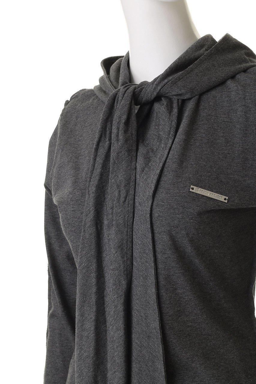 【プランク プロジェクト/PRANK PROJECT】のボウタイトップス / Bow Tie Tops 人気、トレンドファッション・服の通販 founy(ファニー) 　ファッション　Fashion　レディースファッション　Fashion for Women　トップス・カットソー　Cut & Sew Tops　シャツ・ブラウス・オフィスカジュアル　Elegant Blouses & Button-Ups　ロングTシャツ・Tシャツ　Longline T-Shirts & Tees　カットソー・ベーシックTシャツ　Cut-and-Sewn Tops / Stretch Tees & Basics　おすすめ　Recommended / Our Picks　カットソー　Cut and Sewn Top　ジャケット　Jacket, Outerwear　スリーブ　Sleeve, Long Sleeve / Short Sleeve　リボン　Ribbon, Bow　ロング　Long, Long-Length　other-5|ID: prp329100004929258 ipo3291000000036992437