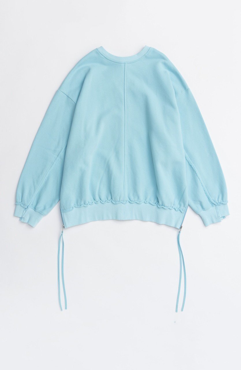 【メゾンスペシャル/MAISON SPECIAL】のMultiway Zip Oversized Sweatshirt/マルチウェイジップオーバーサイズスウェット インテリア・キッズ・メンズ・レディースファッション・服の通販 founy(ファニー) 　ファッション　Fashion　レディースファッション　Fashion for Women　トップス・カットソー　Cut & Sew Tops　シャツ・ブラウス・オフィスカジュアル　Elegant Blouses & Button-Ups　レディースパーカー・カジュアルフーディー　Casual Hoodies & Sweatshirts　ロングTシャツ・Tシャツ　Longline T-Shirts & Tees　スウェット・クルーネックトップス　Sweatshirts & Crewnecks / Relaxed Fit Sweat Tops　カットソー・ベーシックTシャツ　Cut-and-Sewn Tops / Stretch Tees & Basics　なめらか　Smooth, Silky Texture　カーディガン　Cardigan, Knitwear　ジップ　Zip, Zipper　スウェット / スエット　Sweatshirt, Sweatwear　スリット　Slit, Slit Detail　ビスチェ　Bustier, Corset Top　ラップ　Wrap, Wrap Design　ロング　Long, Long-Length　羽織　Haori, Light Jacket　BLU(ブルー)|ID: prp329100004929261 ipo3291000000036992447