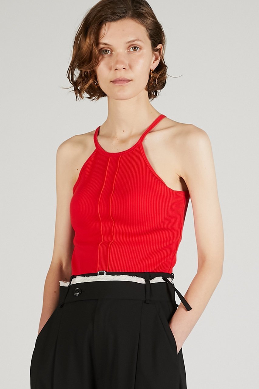 【プランク プロジェクト/PRANK PROJECT】のカップ付キアメスリトップ / American Sleeve Top With Cup 人気、トレンドファッション・服の通販 founy(ファニー) 　ファッション　Fashion　レディースファッション　Fashion for Women　トップス・カットソー　Cut & Sew Tops　キャミソール&ノースリーブ　Camisoles & Sleeveless Tops　シャツ・ブラウス・オフィスカジュアル　Elegant Blouses & Button-Ups　ロングTシャツ・Tシャツ　Longline T-Shirts & Tees　カットソー・ベーシックTシャツ　Cut-and-Sewn Tops / Stretch Tees & Basics　キャミソール　Camisole, Spaghetti Strap Top　タンク　Tank Top, Sleeveless Top　再入荷　Restock / Back in Stock　other-8|ID: prp329100004929281 ipo3291000000036992632