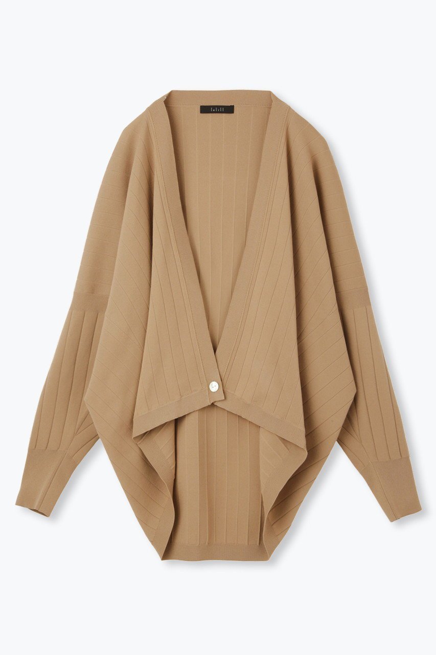 【レリル/lelill】のハイテクワイドリブ ボレロ インテリア・キッズ・メンズ・レディースファッション・服の通販 founy(ファニー) 　ファッション　Fashion　レディースファッション　Fashion for Women　アウター　Coat / Outerwear Collection　ボレロ・ショート丈ジャケット / ドレス羽織りに　Boleros & Short Jackets　トップス・カットソー　Cut & Sew Tops　シャツ・ブラウス・オフィスカジュアル　Elegant Blouses & Button-Ups　ロングTシャツ・Tシャツ　Longline T-Shirts & Tees　カットソー・ベーシックTシャツ　Cut-and-Sewn Tops / Stretch Tees & Basics　カシュクール　Wrap Design　コンパクト　Compact, Small Size　スリーブ　Sleeve, Long Sleeve / Short Sleeve　パターン　Pattern, Design Print　フロント　Front, Front Design　ボレロ　Bolero, Short Cardigan　ロング　Long, Long-Length　ワイドリブ　Wide Rib, Wide Ribbed Knit　人気　Popular, Best Seller　ベージュ|ID: prp329100004929305 ipo3291000000036992770