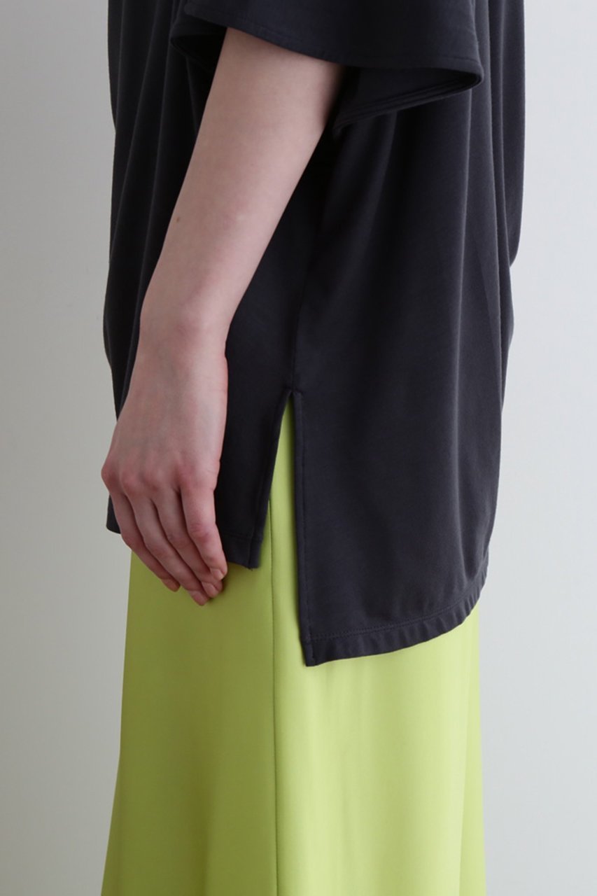 【ル フィル/LE PHIL】のセルロースベア天竺カットソー 人気、トレンドファッション・服の通販 founy(ファニー) 　ファッション　Fashion　レディースファッション　Fashion for Women　トップス・カットソー　Cut & Sew Tops　シャツ・ブラウス・オフィスカジュアル　Elegant Blouses & Button-Ups　ロングTシャツ・Tシャツ　Longline T-Shirts & Tees　カットソー・ベーシックTシャツ　Cut-and-Sewn Tops / Stretch Tees & Basics　アシンメトリー　Asymmetrical Style　カットソー　Cut and Sewn Top　ギャザー　Gathered, Ruffled　シェイプ　Shape, Slim Fit　ショート　Short, Short Length　ストレッチ　Stretch, Stretchy Fabric　スリット　Slit, Slit Detail　スリーブ　Sleeve, Long Sleeve / Short Sleeve　ドレープ　Drape, Draping Fabric　定番　Standard, Basic Item　other-3|ID: prp329100004929322 ipo3291000000036992919