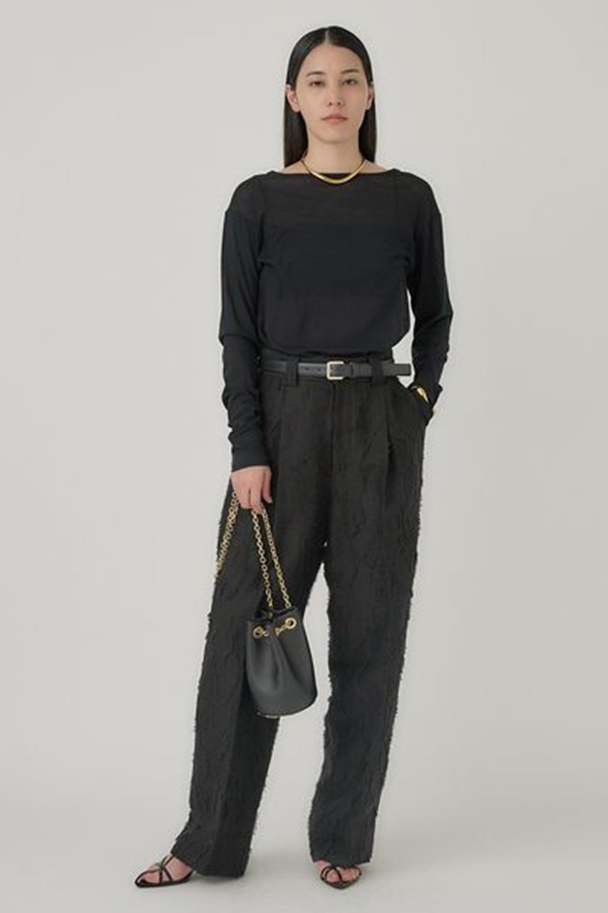 【カオス/Chaos】のソフィアTシャツ インテリア・キッズ・メンズ・レディースファッション・服の通販 founy(ファニー) 　ファッション　Fashion　レディースファッション　Fashion for Women　トップス・カットソー　Cut & Sew Tops　シャツ・ブラウス・オフィスカジュアル　Elegant Blouses & Button-Ups　ロングTシャツ・Tシャツ　Longline T-Shirts & Tees　カットソー・ベーシックTシャツ　Cut-and-Sewn Tops / Stretch Tees & Basics　おすすめ　Recommended / Our Picks　インナー　Innerwear　カーディガン　Cardigan, Knitwear　ジャケット　Jacket, Outerwear　スリーブ　Sleeve, Long Sleeve / Short Sleeve　ロング　Long, Long-Length　エレガント 上品　Elegant　再入荷　Restock / Back in Stock　ブラック|ID: prp329100004929323 ipo3291000000036992935