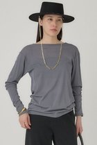 【カオス/Chaos】のソフィアTシャツ 人気、トレンドファッション・服の通販 founy(ファニー) ファッション Fashion レディースファッション Fashion for Women トップス・カットソー Cut & Sew Tops シャツ・ブラウス・オフィスカジュアル Elegant Blouses & Button-Ups ロングTシャツ・Tシャツ Longline T-Shirts & Tees カットソー・ベーシックTシャツ Cut-and-Sewn Tops / Stretch Tees & Basics おすすめ Recommended / Our Picks インナー Innerwear カーディガン Cardigan, Knitwear ジャケット Jacket, Outerwear スリーブ Sleeve, Long Sleeve / Short Sleeve ロング Long, Long-Length エレガント 上品 Elegant 再入荷 Restock / Back in Stock thumbnail グレー|ID: prp329100004929323 ipo3291000000036992937