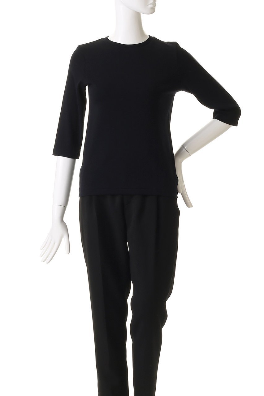 【マルティニーク/martinique】の《定番》フライス5分袖プルオーバー 人気、トレンドファッション・服の通販 founy(ファニー) 　ファッション　Fashion　レディースファッション　Fashion for Women　トップス・カットソー　Cut & Sew Tops　シャツ・ブラウス・オフィスカジュアル　Elegant Blouses & Button-Ups　ロングTシャツ・Tシャツ　Longline T-Shirts & Tees　カジュアルプルオーバー・ニットトップス　Pullovers & Knit Tops / Casual Pullovers　カットソー・ベーシックTシャツ　Cut-and-Sewn Tops / Stretch Tees & Basics　インナー　Innerwear　ショート　Short, Short Length　シンプル　Simple, Minimal　スリーブ　Sleeve, Long Sleeve / Short Sleeve　フィット　Fit, Slim Fit　ベーシック　Basic, Essential　定番　Standard, Basic Item　other-2|ID: prp329100004929325 ipo3291000000036992968