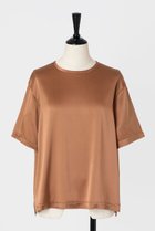 【オーヴィル/EAUVIRE】のウォッシャブルシルクTブラウス 人気、トレンドファッション・服の通販 founy(ファニー) ファッション Fashion レディースファッション Fashion for Women トップス・カットソー Cut & Sew Tops シャツ・ブラウス・オフィスカジュアル Elegant Blouses & Button-Ups ロングTシャツ・Tシャツ Longline T-Shirts & Tees カットソー・ベーシックTシャツ Cut-and-Sewn Tops / Stretch Tees & Basics ショート Short, Short Length シルク Silk, 100% Silk ストレッチ Stretch, Stretchy Fabric スリーブ Sleeve, Long Sleeve / Short Sleeve 半袖 Short Sleeve, Half Sleeve thumbnail テラコッタ|ID: prp329100004929351 ipo3291000000036993137