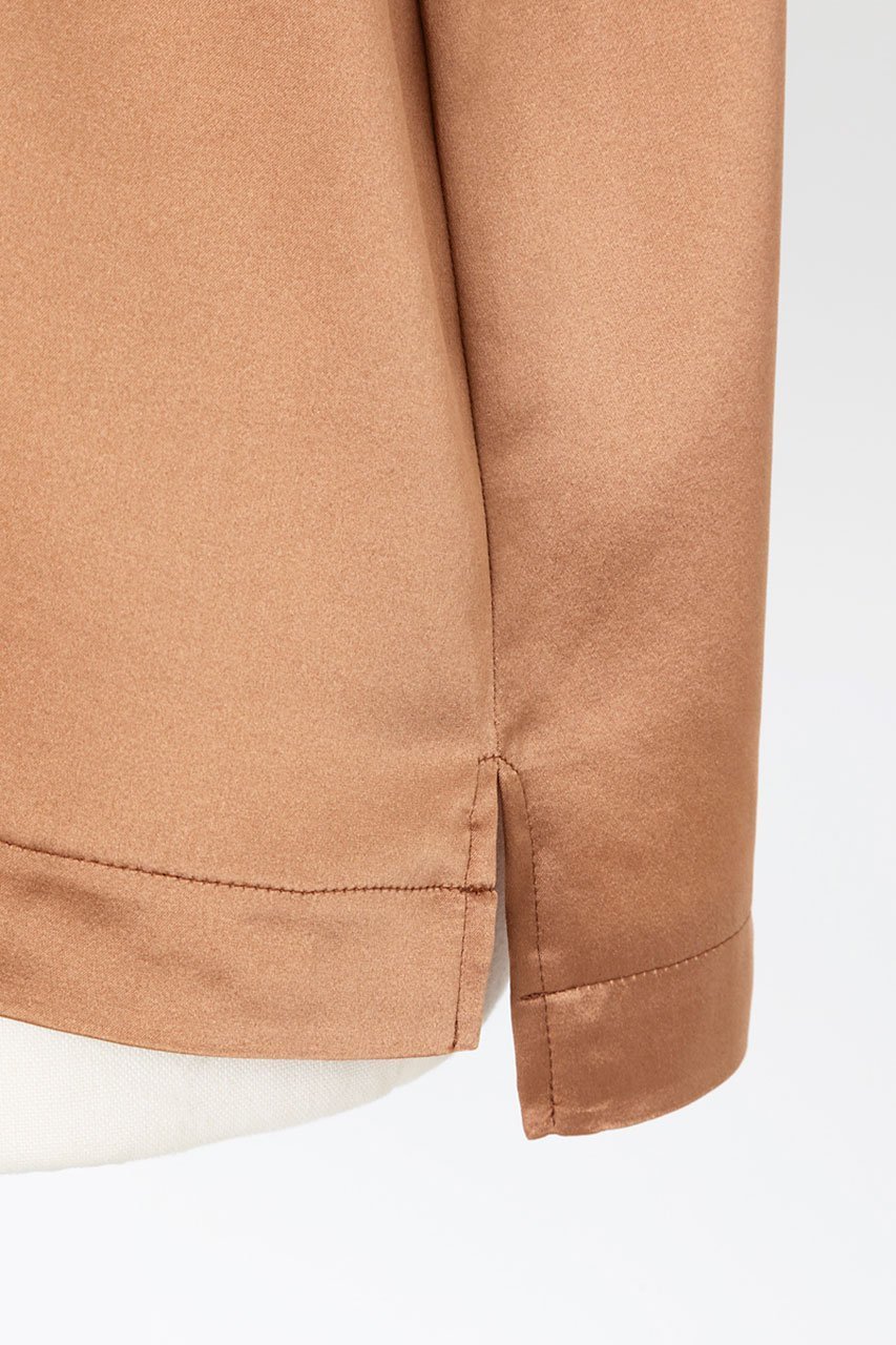 【オーヴィル/EAUVIRE】のウォッシャブルシルクTブラウス 人気、トレンドファッション・服の通販 founy(ファニー) 　ファッション　Fashion　レディースファッション　Fashion for Women　トップス・カットソー　Cut & Sew Tops　シャツ・ブラウス・オフィスカジュアル　Elegant Blouses & Button-Ups　ロングTシャツ・Tシャツ　Longline T-Shirts & Tees　カットソー・ベーシックTシャツ　Cut-and-Sewn Tops / Stretch Tees & Basics　ショート　Short, Short Length　シルク　Silk, 100% Silk　ストレッチ　Stretch, Stretchy Fabric　スリーブ　Sleeve, Long Sleeve / Short Sleeve　半袖　Short Sleeve, Half Sleeve　other-5|ID: prp329100004929351 ipo3291000000036993147