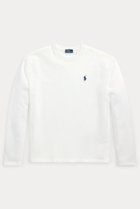【ラルフローレン/RALPH LAUREN】の【POLO RALPH LAUREN】コットン ジャージー ロングスリーブ Tシャツ ホワイト|ID: prp329100004929353 ipo3291000000036993158