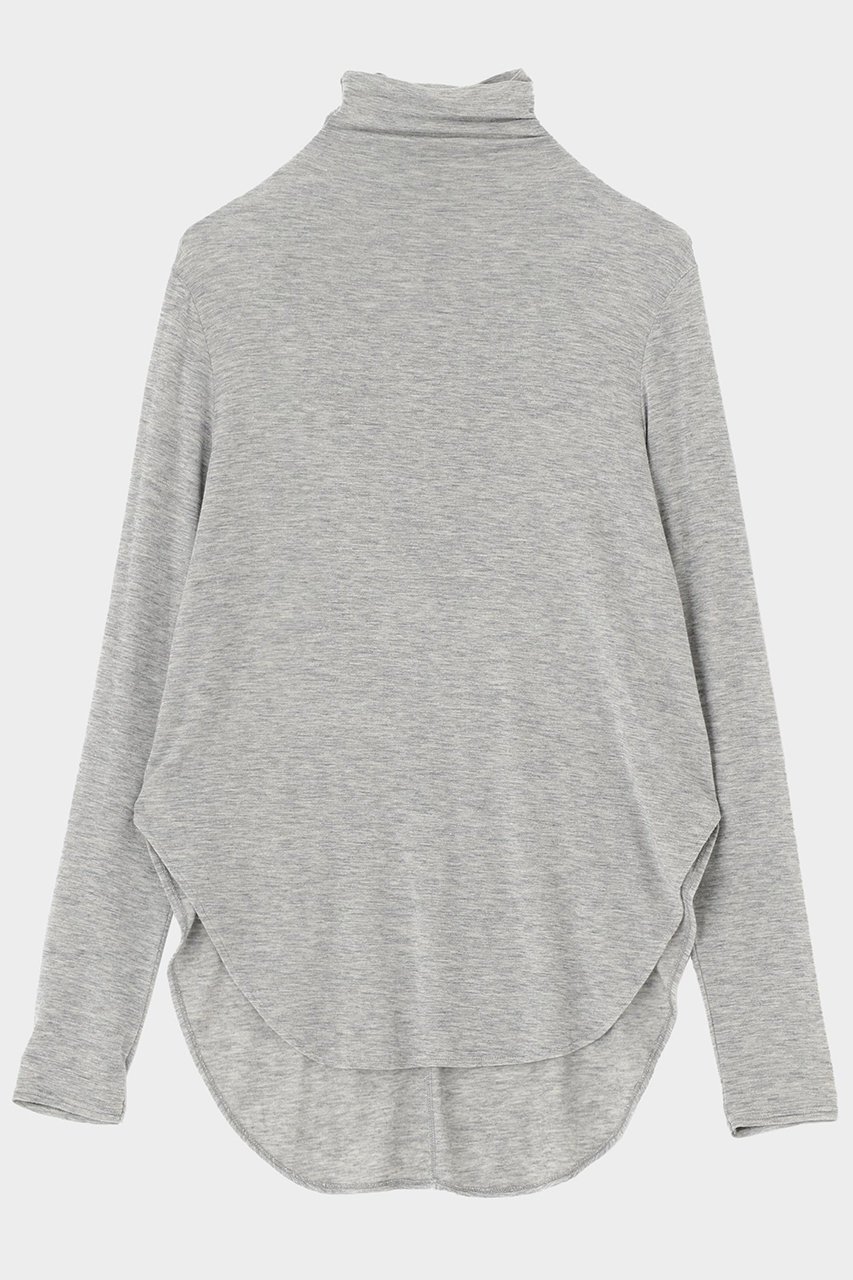 【ル フィル/LE PHIL】のシアージャージートップス インテリア・キッズ・メンズ・レディースファッション・服の通販 founy(ファニー) 　ファッション　Fashion　レディースファッション　Fashion for Women　トップス・カットソー　Cut & Sew Tops　シャツ・ブラウス・オフィスカジュアル　Elegant Blouses & Button-Ups　ロングTシャツ・Tシャツ　Longline T-Shirts & Tees　カットソー・ベーシックTシャツ　Cut-and-Sewn Tops / Stretch Tees & Basics　なめらか　Smooth, Silky Texture　インナー　Innerwear　シンプル　Simple, Minimal　スリーブ　Sleeve, Long Sleeve / Short Sleeve　ロング　Long, Long-Length　秋　Autumn　グレー|ID: prp329100004929366 ipo3291000000036993236