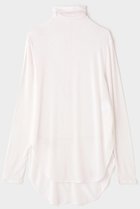 【ル フィル/LE PHIL】のシアージャージートップス 人気、トレンドファッション・服の通販 founy(ファニー) ファッション Fashion レディースファッション Fashion for Women トップス・カットソー Cut & Sew Tops シャツ・ブラウス・オフィスカジュアル Elegant Blouses & Button-Ups ロングTシャツ・Tシャツ Longline T-Shirts & Tees カットソー・ベーシックTシャツ Cut-and-Sewn Tops / Stretch Tees & Basics なめらか Smooth, Silky Texture インナー Innerwear シンプル Simple, Minimal スリーブ Sleeve, Long Sleeve / Short Sleeve ロング Long, Long-Length 秋 Autumn thumbnail ホワイト|ID: prp329100004929366 ipo3291000000036993238