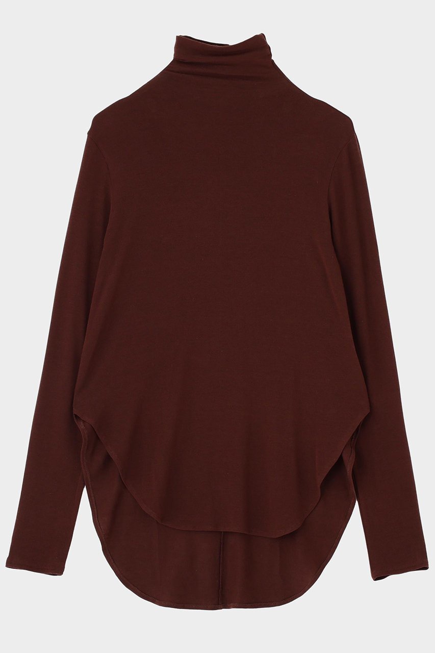 【ル フィル/LE PHIL】のシアージャージートップス インテリア・キッズ・メンズ・レディースファッション・服の通販 founy(ファニー) 　ファッション　Fashion　レディースファッション　Fashion for Women　トップス・カットソー　Cut & Sew Tops　シャツ・ブラウス・オフィスカジュアル　Elegant Blouses & Button-Ups　ロングTシャツ・Tシャツ　Longline T-Shirts & Tees　カットソー・ベーシックTシャツ　Cut-and-Sewn Tops / Stretch Tees & Basics　なめらか　Smooth, Silky Texture　インナー　Innerwear　シンプル　Simple, Minimal　スリーブ　Sleeve, Long Sleeve / Short Sleeve　ロング　Long, Long-Length　秋　Autumn　ブラウン|ID: prp329100004929366 ipo3291000000036993241