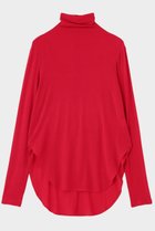 【ル フィル/LE PHIL】のシアージャージートップス 人気、トレンドファッション・服の通販 founy(ファニー) ファッション Fashion レディースファッション Fashion for Women トップス・カットソー Cut & Sew Tops シャツ・ブラウス・オフィスカジュアル Elegant Blouses & Button-Ups ロングTシャツ・Tシャツ Longline T-Shirts & Tees カットソー・ベーシックTシャツ Cut-and-Sewn Tops / Stretch Tees & Basics なめらか Smooth, Silky Texture インナー Innerwear シンプル Simple, Minimal スリーブ Sleeve, Long Sleeve / Short Sleeve ロング Long, Long-Length 秋 Autumn thumbnail レッド|ID: prp329100004929366 ipo3291000000036993243