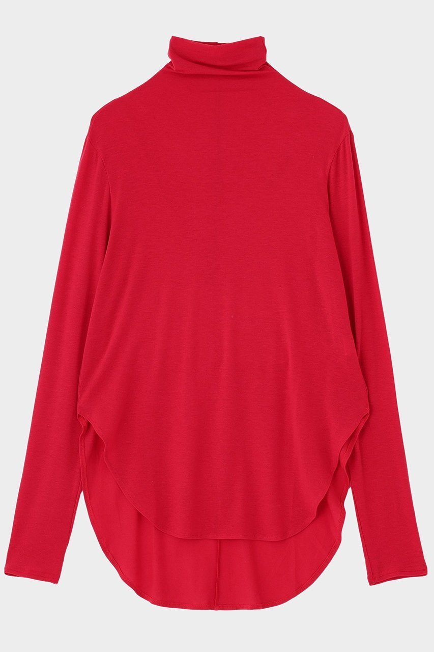 【ル フィル/LE PHIL】のシアージャージートップス インテリア・キッズ・メンズ・レディースファッション・服の通販 founy(ファニー) 　ファッション　Fashion　レディースファッション　Fashion for Women　トップス・カットソー　Cut & Sew Tops　シャツ・ブラウス・オフィスカジュアル　Elegant Blouses & Button-Ups　ロングTシャツ・Tシャツ　Longline T-Shirts & Tees　カットソー・ベーシックTシャツ　Cut-and-Sewn Tops / Stretch Tees & Basics　なめらか　Smooth, Silky Texture　インナー　Innerwear　シンプル　Simple, Minimal　スリーブ　Sleeve, Long Sleeve / Short Sleeve　ロング　Long, Long-Length　秋　Autumn　レッド|ID: prp329100004929366 ipo3291000000036993243