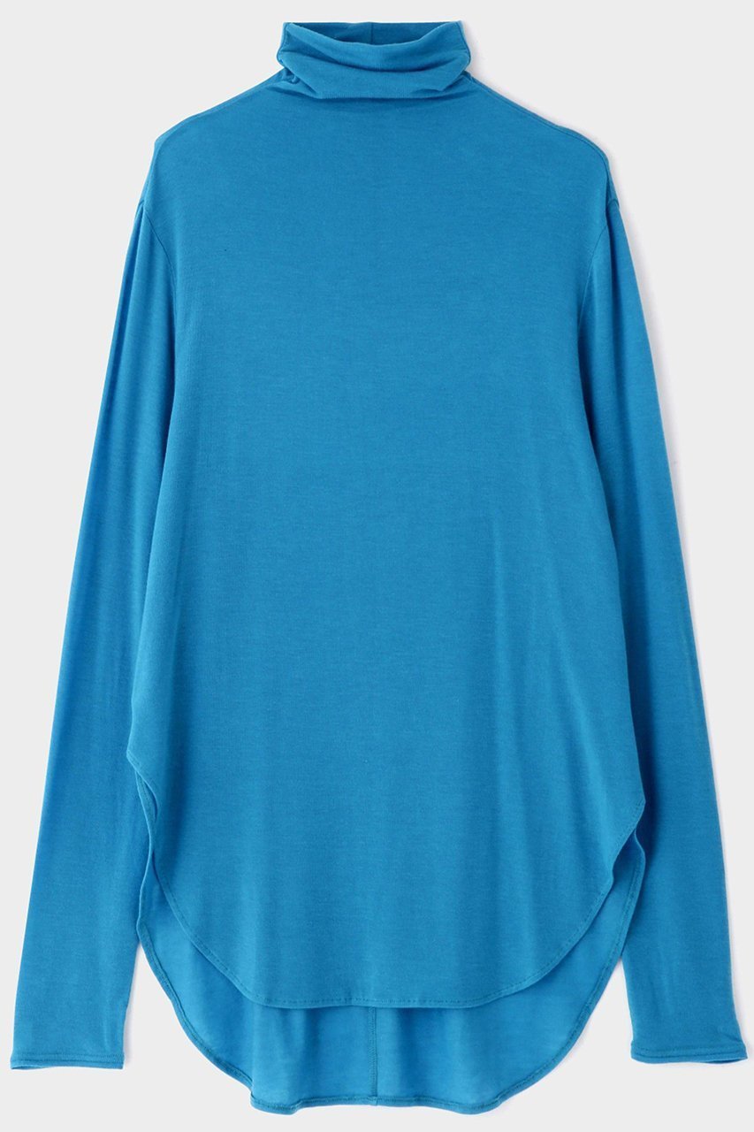 【ル フィル/LE PHIL】のシアージャージートップス インテリア・キッズ・メンズ・レディースファッション・服の通販 founy(ファニー) 　ファッション　Fashion　レディースファッション　Fashion for Women　トップス・カットソー　Cut & Sew Tops　シャツ・ブラウス・オフィスカジュアル　Elegant Blouses & Button-Ups　ロングTシャツ・Tシャツ　Longline T-Shirts & Tees　カットソー・ベーシックTシャツ　Cut-and-Sewn Tops / Stretch Tees & Basics　なめらか　Smooth, Silky Texture　インナー　Innerwear　シンプル　Simple, Minimal　スリーブ　Sleeve, Long Sleeve / Short Sleeve　ロング　Long, Long-Length　秋　Autumn　ブルー|ID: prp329100004929366 ipo3291000000036993245