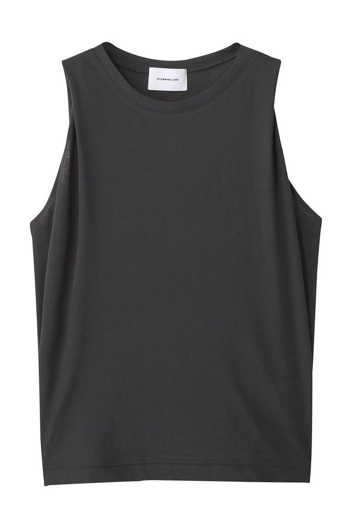 【スタニングルアー/STUNNING LURE】のヴィンテージルーズタンク インテリア・キッズ・メンズ・レディースファッション・服の通販 founy(ファニー) https://founy.com/ ファッション Fashion レディースファッション Fashion for Women トップス・カットソー Cut & Sew Tops キャミソール&ノースリーブ Camisoles & Sleeveless Tops シャツ・ブラウス・オフィスカジュアル Elegant Blouses & Button-Ups ロングTシャツ・Tシャツ Longline T-Shirts & Tees カットソー・ベーシックTシャツ Cut-and-Sewn Tops / Stretch Tees & Basics キャミソール Camisole, Spaghetti Strap Top タンク Tank Top, Sleeveless Top |ID: prp329100004929373 ipo3291000000036993303