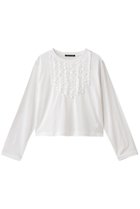 【ミズイロ インド/mizuiro ind】のフロントフリルプルオーバー 人気、トレンドファッション・服の通販 founy(ファニー) ファッション Fashion レディースファッション Fashion for Women トップス・カットソー Cut & Sew Tops シャツ・ブラウス・オフィスカジュアル Elegant Blouses & Button-Ups ロングTシャツ・Tシャツ Longline T-Shirts & Tees カジュアルプルオーバー・ニットトップス Pullovers & Knit Tops / Casual Pullovers カットソー・ベーシックTシャツ Cut-and-Sewn Tops / Stretch Tees & Basics おすすめ Recommended / Our Picks インナー Innerwear カットソー Cut and Sewn Top ジャケット Jacket, Outerwear ストレッチ Stretch, Stretchy Fabric スリーブ Sleeve, Long Sleeve / Short Sleeve フリル Frill, Ruffle フロント Front, Front Design ロング Long, Long-Length エレガント 上品 Elegant thumbnail off white|ID: prp329100004929395 ipo3291000000036993506