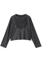 【ミズイロ インド/mizuiro ind】のフロントフリルプルオーバー 人気、トレンドファッション・服の通販 founy(ファニー) ファッション Fashion レディースファッション Fashion for Women トップス・カットソー Cut & Sew Tops シャツ・ブラウス・オフィスカジュアル Elegant Blouses & Button-Ups ロングTシャツ・Tシャツ Longline T-Shirts & Tees カジュアルプルオーバー・ニットトップス Pullovers & Knit Tops / Casual Pullovers カットソー・ベーシックTシャツ Cut-and-Sewn Tops / Stretch Tees & Basics おすすめ Recommended / Our Picks インナー Innerwear カットソー Cut and Sewn Top ジャケット Jacket, Outerwear ストレッチ Stretch, Stretchy Fabric スリーブ Sleeve, Long Sleeve / Short Sleeve フリル Frill, Ruffle フロント Front, Front Design ロング Long, Long-Length エレガント 上品 Elegant thumbnail c.gray|ID: prp329100004929395 ipo3291000000036993509