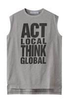 【サードマガジン/THIRD MAGAZINE】の【KATHARINE HAMNETT x THIRD MAGAZINE】限定ノースリーブTシャツ グレー|ID: prp329100004929406 ipo3291000000036993599