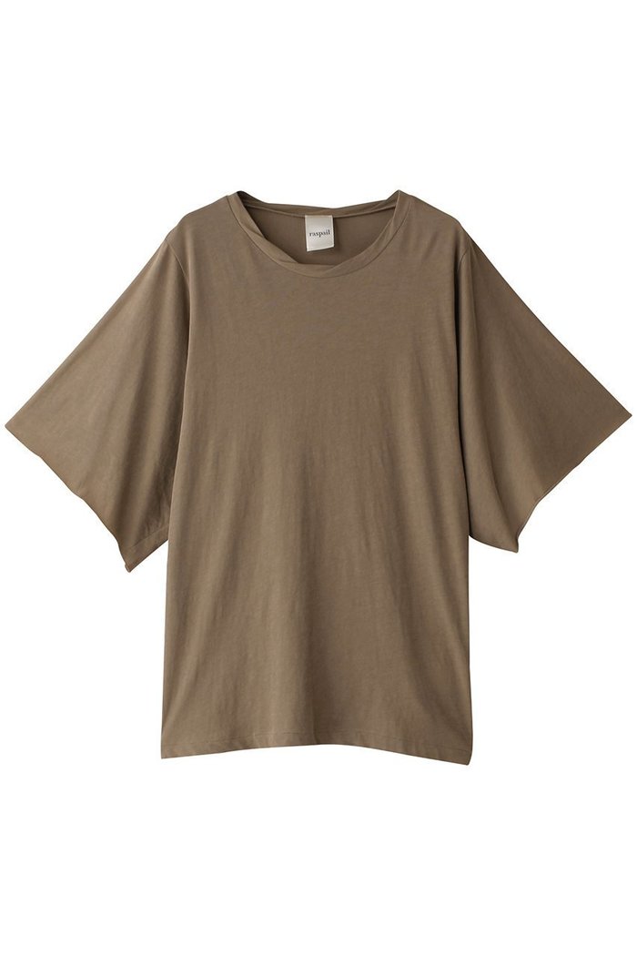 【ブリル/BRILL】の【raspail】ワイドスリーブTシャツ インテリア・キッズ・メンズ・レディースファッション・服の通販 founy(ファウニー) https://founy.com/ ファッション Fashion レディースファッション Fashion for Women トップス・カットソー Cut & Sew Tops シャツ・ブラウス・オフィスカジュアル Elegant Blouses & Button-Ups ロングTシャツ・Tシャツ Longline T-Shirts & Tees カットソー・ベーシックTシャツ Cut-and-Sewn Tops / Stretch Tees & Basics インド Indian Textile コレクション Collection, Seasonal Line ショート Short, Short Length スリーブ Sleeve, Long Sleeve / Short Sleeve トリミング Trimming, Decorative Edge ベーシック Basic, Essential モダン Modern, Contemporary ワイド Wide, Wide Fit 夏 Summer |ID: prp329100004929428 ipo3291000000036993756