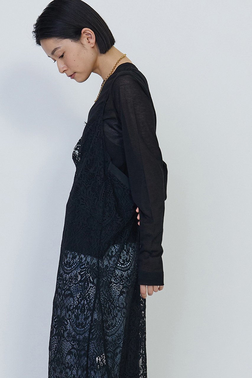 【プルミエ アロンディスモン/1er Arrondissement】のシアーロングスリーブTシャツ 人気、トレンドファッション・服の通販 founy(ファニー) 　ファッション　Fashion　レディースファッション　Fashion for Women　トップス・カットソー　Cut & Sew Tops　シャツ・ブラウス・オフィスカジュアル　Elegant Blouses & Button-Ups　ロングTシャツ・Tシャツ　Longline T-Shirts & Tees　カットソー・ベーシックTシャツ　Cut-and-Sewn Tops / Stretch Tees & Basics　おすすめ　Recommended / Our Picks　インナー　Innerwear　カーディガン　Cardigan, Knitwear　スリーブ　Sleeve, Long Sleeve / Short Sleeve　フィット　Fit, Slim Fit　ベスト　Vest, Waistcoat　ロング　Long, Long-Length　other-2|ID: prp329100004929450 ipo3291000000036993920