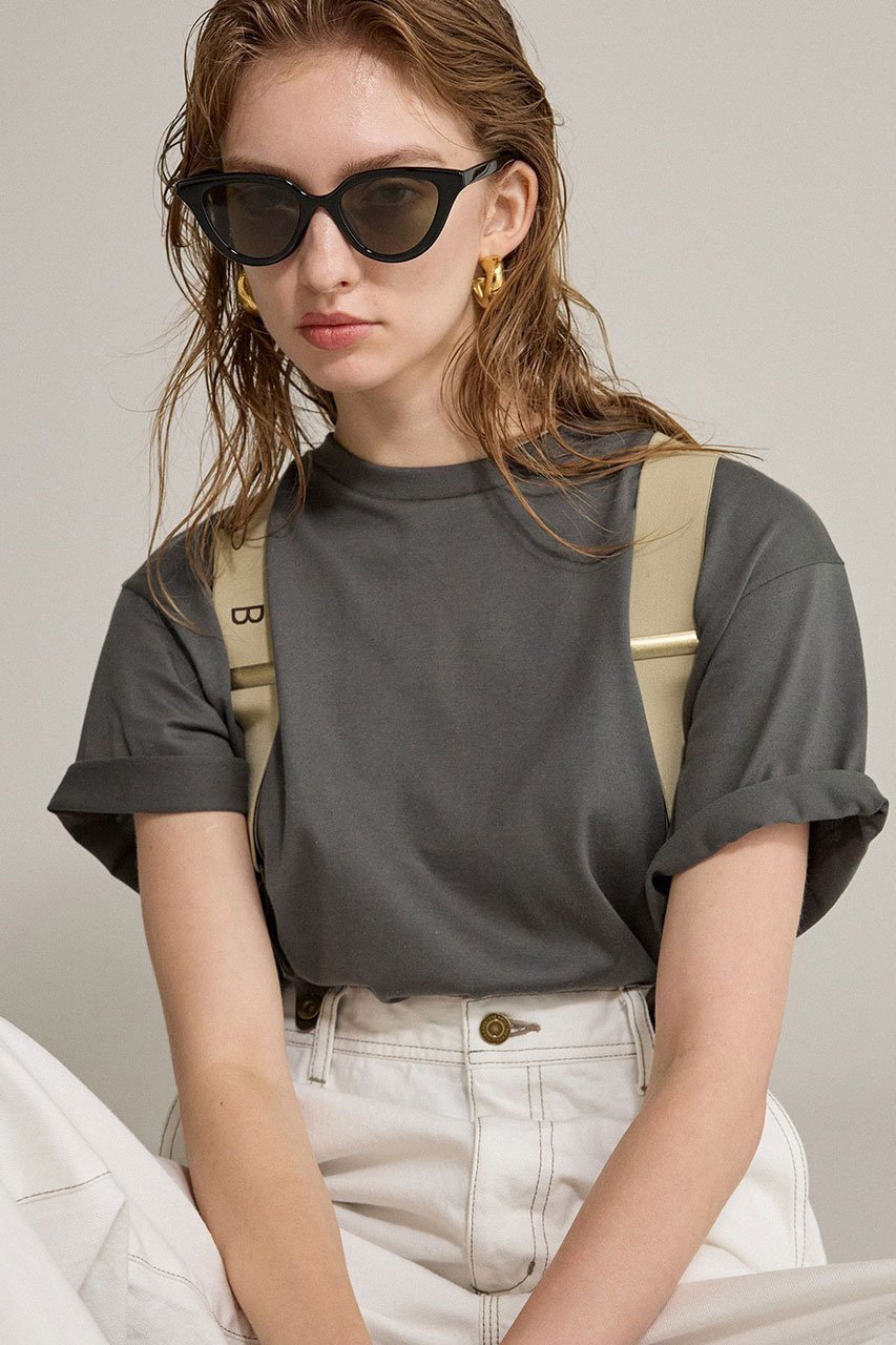 【ブリル/BRILL】のギザテンジクTシャツ 人気、トレンドファッション・服の通販 founy(ファニー) 　ファッション　Fashion　レディースファッション　Fashion for Women　トップス・カットソー　Cut & Sew Tops　シャツ・ブラウス・オフィスカジュアル　Elegant Blouses & Button-Ups　ロングTシャツ・Tシャツ　Longline T-Shirts & Tees　カットソー・ベーシックTシャツ　Cut-and-Sewn Tops / Stretch Tees & Basics　ショート　Short, Short Length　スリーブ　Sleeve, Long Sleeve / Short Sleeve　フィット　Fit, Slim Fit　エレガント 上品　Elegant　other-4|ID: prp329100004929452 ipo3291000000036993941