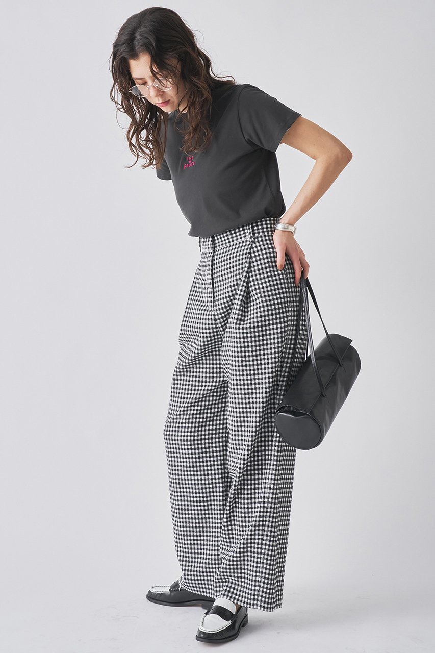 【ウィムガゼット/Whim Gazette】の【THE PAUSE】THE PAUSE刺繍Tシャツ 人気、トレンドファッション・服の通販 founy(ファニー) 　ファッション　Fashion　レディースファッション　Fashion for Women　トップス・カットソー　Cut & Sew Tops　シャツ・ブラウス・オフィスカジュアル　Elegant Blouses & Button-Ups　ロングTシャツ・Tシャツ　Longline T-Shirts & Tees　カットソー・ベーシックTシャツ　Cut-and-Sewn Tops / Stretch Tees & Basics　カットソー　Cut and Sewn Top　コンパクト　Compact, Small Size　ショート　Short, Short Length　スリーブ　Sleeve, Long Sleeve / Short Sleeve　半袖　Short Sleeve, Half Sleeve　other-3|ID: prp329100004929463 ipo3291000000036994028