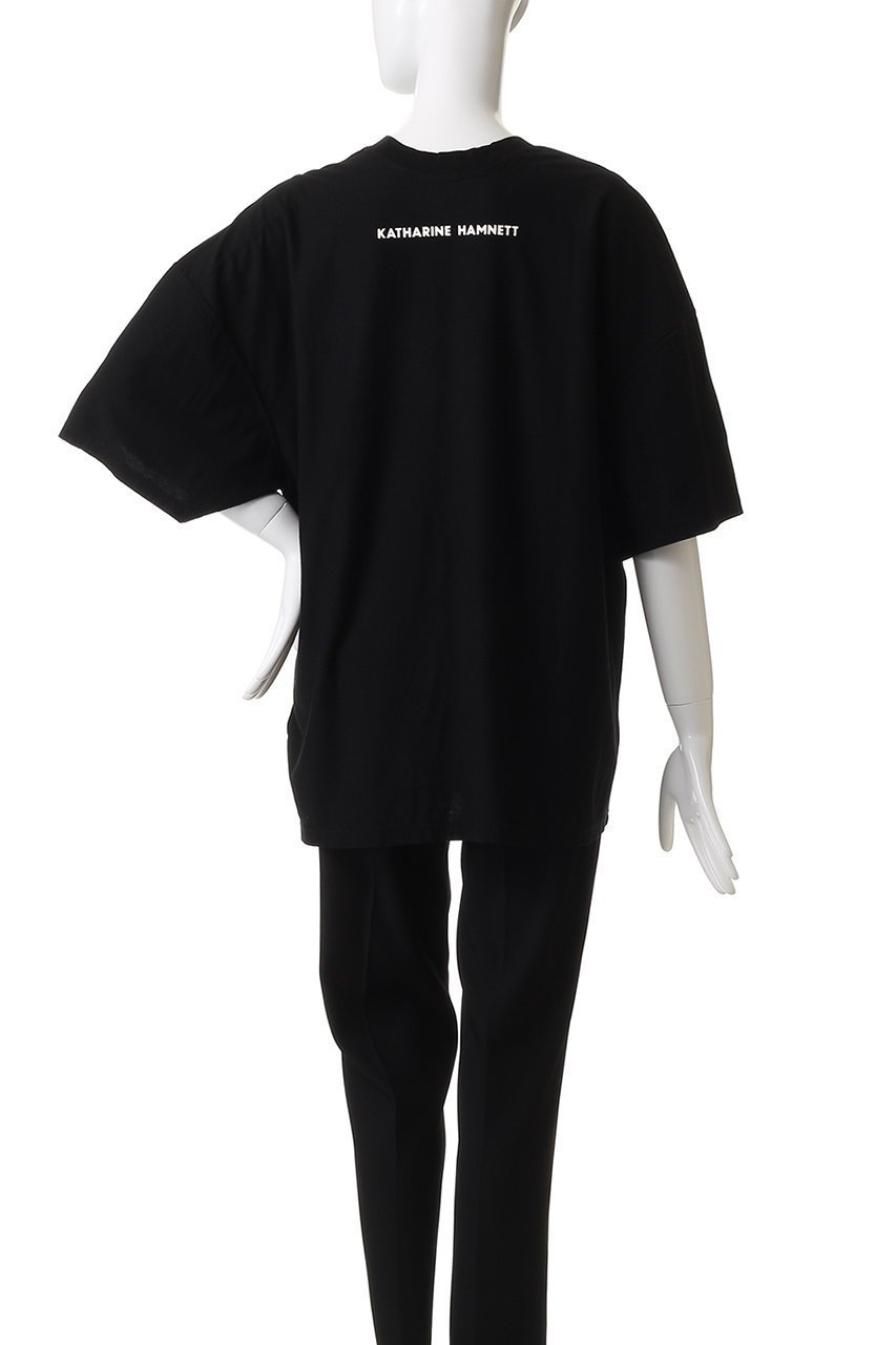 【キャサリンハムネット/KATHARINE HAMNETT LONDON】の【UNISEX】「LET S DANCE」デヴィッド・ボウイ コラボレーションTシャツ 人気、トレンドファッション・服の通販 founy(ファニー) 　ファッション　Fashion　レディースファッション　Fashion for Women　トップス・カットソー　Cut & Sew Tops　シャツ・ブラウス・オフィスカジュアル　Elegant Blouses & Button-Ups　ロングTシャツ・Tシャツ　Longline T-Shirts & Tees　カットソー・ベーシックTシャツ　Cut-and-Sewn Tops / Stretch Tees & Basics　ユニセックス　Unisex, Genderless　コラボ　Collaboration, Collab　ショート　Short, Short Length　ジャケット　Jacket, Outerwear　スリーブ　Sleeve, Long Sleeve / Short Sleeve　ヴィンテージ　Vintage Style　other-4|ID: prp329100004929475 ipo3291000000036994184