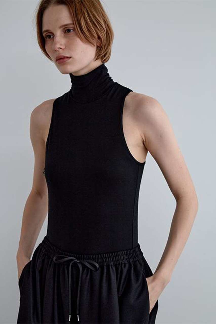 【ル フィル/LE PHIL】のカップインハイネックトップ 人気、トレンドファッション・服の通販 founy(ファニー) 　ファッション　Fashion　レディースファッション　Fashion for Women　トップス・カットソー　Cut & Sew Tops　キャミソール&ノースリーブ　Camisoles & Sleeveless Tops　シャツ・ブラウス・オフィスカジュアル　Elegant Blouses & Button-Ups　ロングTシャツ・Tシャツ　Longline T-Shirts & Tees　カットソー・ベーシックTシャツ　Cut-and-Sewn Tops / Stretch Tees & Basics　アメリカン　American Style　キャミソール　Camisole, Spaghetti Strap Top　ジャケット　Jacket, Outerwear　ストレッチ　Stretch, Stretchy Fabric　スリーブ　Sleeve, Long Sleeve / Short Sleeve　タンク　Tank Top, Sleeveless Top　ハイネック　High Neck, Mock Neck　ベーシック　Basic, Essential　エレガント 上品　Elegant　other-2|ID: prp329100004929485 ipo3291000000036994283