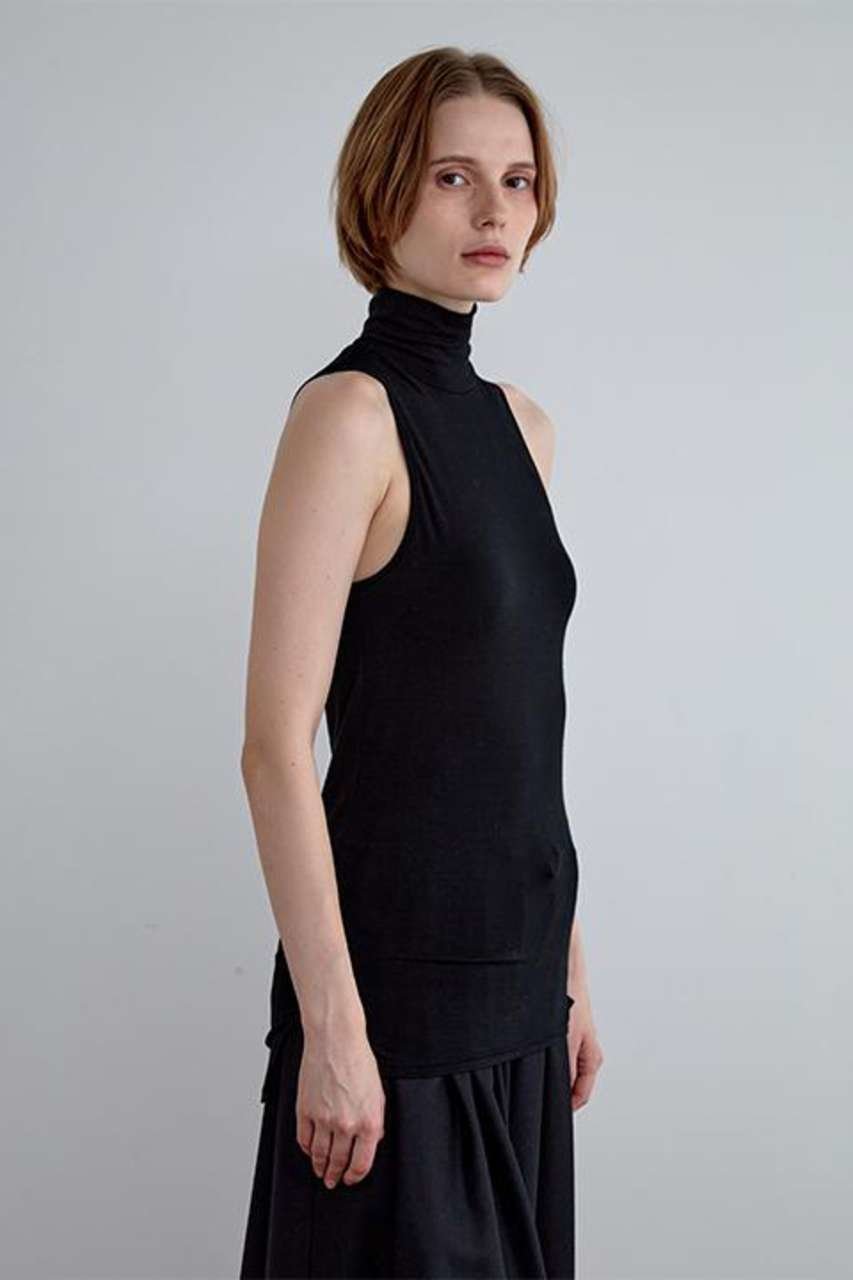 【ル フィル/LE PHIL】のカップインハイネックトップ 人気、トレンドファッション・服の通販 founy(ファニー) 　ファッション　Fashion　レディースファッション　Fashion for Women　トップス・カットソー　Cut & Sew Tops　キャミソール&ノースリーブ　Camisoles & Sleeveless Tops　シャツ・ブラウス・オフィスカジュアル　Elegant Blouses & Button-Ups　ロングTシャツ・Tシャツ　Longline T-Shirts & Tees　カットソー・ベーシックTシャツ　Cut-and-Sewn Tops / Stretch Tees & Basics　アメリカン　American Style　キャミソール　Camisole, Spaghetti Strap Top　ジャケット　Jacket, Outerwear　ストレッチ　Stretch, Stretchy Fabric　スリーブ　Sleeve, Long Sleeve / Short Sleeve　タンク　Tank Top, Sleeveless Top　ハイネック　High Neck, Mock Neck　ベーシック　Basic, Essential　エレガント 上品　Elegant　other-5|ID: prp329100004929485 ipo3291000000036994289