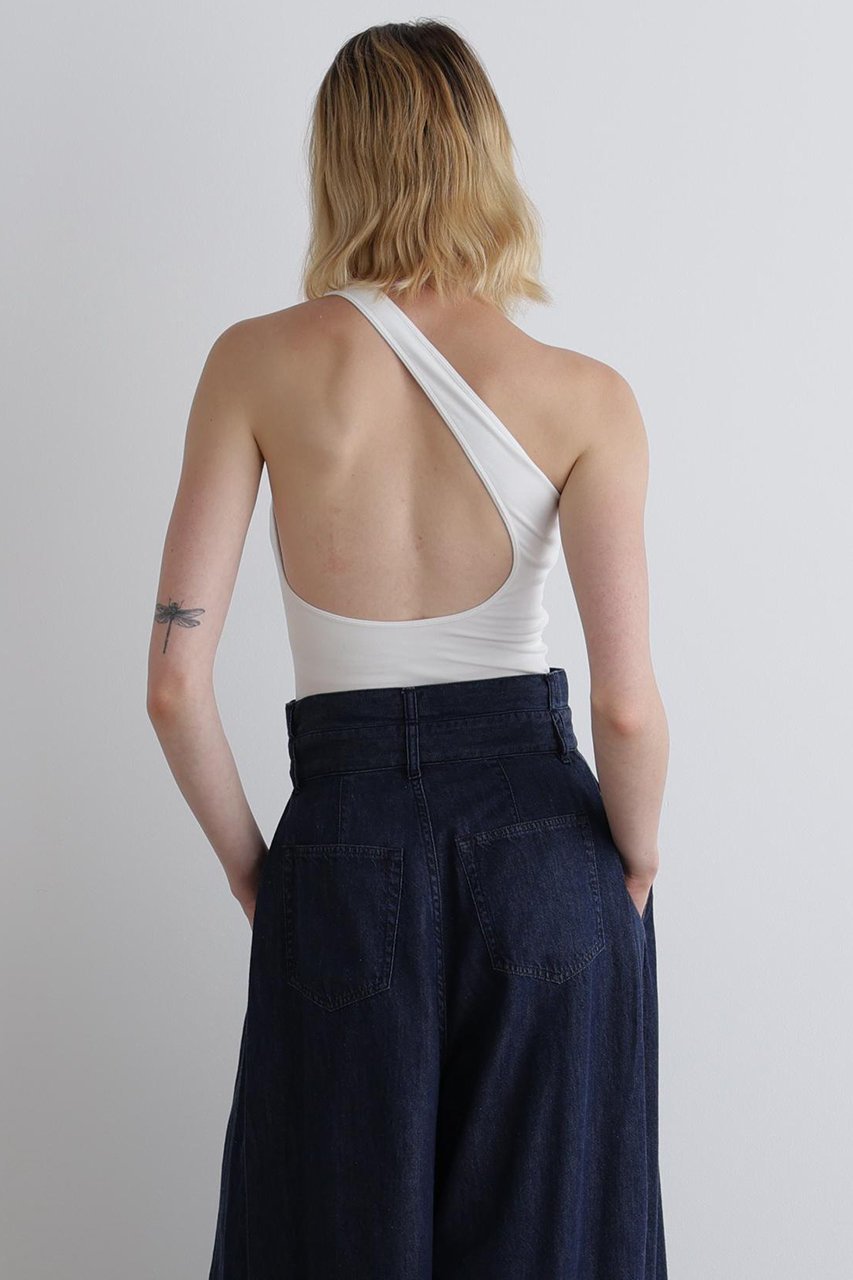 【ル フィル/LE PHIL】のカップインワンショルダートップ 人気、トレンドファッション・服の通販 founy(ファニー) 　ファッション　Fashion　レディースファッション　Fashion for Women　トップス・カットソー　Cut & Sew Tops　キャミソール&ノースリーブ　Camisoles & Sleeveless Tops　シャツ・ブラウス・オフィスカジュアル　Elegant Blouses & Button-Ups　ロングTシャツ・Tシャツ　Longline T-Shirts & Tees　カットソー・ベーシックTシャツ　Cut-and-Sewn Tops / Stretch Tees & Basics　カッティング　Cutting Detail　キャミソール　Camisole, Spaghetti Strap Top　シアー　Sheer, See-Through　スタンダード　Standard, Basic　ストレッチ　Stretch, Stretchy Fabric　タンク　Tank Top, Sleeveless Top　other-4|ID: prp329100004929486 ipo3291000000036994309