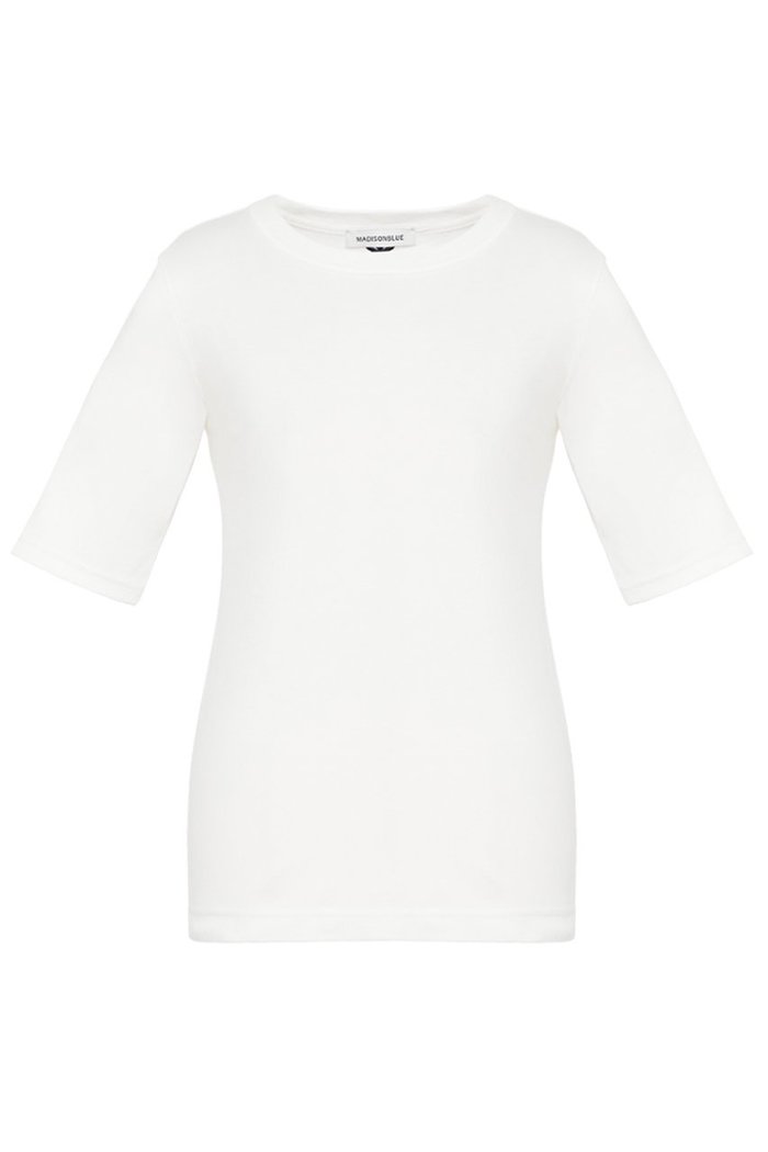 【マディソンブルー/MADISONBLUE】のCREW NECK H/S TEE クルーネックハーフスリーブTシャツ インテリア・キッズ・メンズ・レディースファッション・服の通販 founy(ファニー) https://founy.com/ ファッション Fashion レディースファッション Fashion for Women トップス・カットソー Cut & Sew Tops シャツ・ブラウス・オフィスカジュアル Elegant Blouses & Button-Ups ロングTシャツ・Tシャツ Longline T-Shirts & Tees カットソー・ベーシックTシャツ Cut-and-Sewn Tops / Stretch Tees & Basics エレガント 上品 Elegant コンパクト Compact, Small Size ショート Short, Short Length シンプル Simple, Minimal スリーブ Sleeve, Long Sleeve / Short Sleeve バランス Balance, Style Balance |ID: prp329100004929506 ipo3291000000036994499