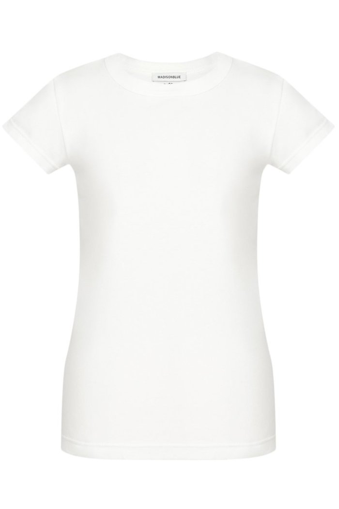 【マディソンブルー/MADISONBLUE】のCREW NECK TEE クルーネックTシャツ インテリア・キッズ・メンズ・レディースファッション・服の通販 founy(ファニー) https://founy.com/ ファッション Fashion レディースファッション Fashion for Women トップス・カットソー Cut & Sew Tops シャツ・ブラウス・オフィスカジュアル Elegant Blouses & Button-Ups ロングTシャツ・Tシャツ Longline T-Shirts & Tees カットソー・ベーシックTシャツ Cut-and-Sewn Tops / Stretch Tees & Basics コンパクト Compact, Small Size ショート Short, Short Length スリーブ Sleeve, Long Sleeve / Short Sleeve バランス Balance, Style Balance フィット Fit, Slim Fit フレンチ French, French Style |ID: prp329100004929510 ipo3291000000036994514