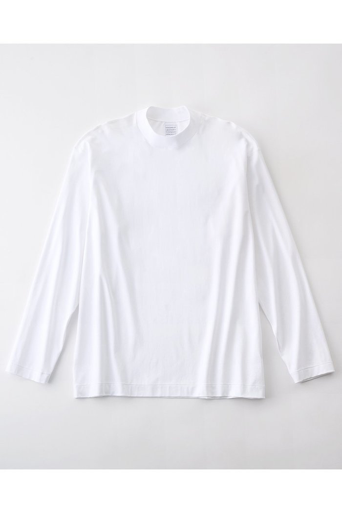 【グッド ピープル グッド ステッチング グッド プロダクト/GOOD PEOPLE GOOD STITCHING GOOD PRODUCT】の【UNISEX】モックネック ロングスリーブTシャツ インテリア・キッズ・メンズ・レディースファッション・服の通販 founy(ファニー) https://founy.com/ ファッション Fashion レディースファッション Fashion for Women トップス・カットソー Cut & Sew Tops シャツ・ブラウス・オフィスカジュアル Elegant Blouses & Button-Ups ロングTシャツ・Tシャツ Longline T-Shirts & Tees カットソー・ベーシックTシャツ Cut-and-Sewn Tops / Stretch Tees & Basics ユニセックス Unisex, Genderless インナー Innerwear スリーブ Sleeve, Long Sleeve / Short Sleeve モックネック Mock Neck, Short Turtleneck レギュラー Regular, Standard Fit ロング Long, Long-Length 定番 Standard, Basic Item |ID: prp329100004929542 ipo3291000000036994748