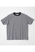 【グッド ピープル グッド ステッチング グッド プロダクト/GOOD PEOPLE GOOD STITCHING GOOD PRODUCT】の【UNISEX】クルーネック ショートスリーブ Tシャツ ホワイト×ブラック|ID: prp329100004929548 ipo3291000000036994780