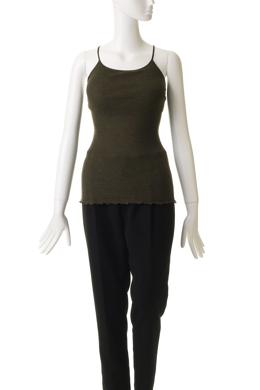 【デザイン ワークス/DESIGN WORKS】の【HAKUJI】Wool rib bra camisoleリブキャミソール 人気、トレンドファッション・服の通販 founy(ファニー) 　ファッション　Fashion　レディースファッション　Fashion for Women　トップス・カットソー　Cut & Sew Tops　キャミソール&ノースリーブ　Camisoles & Sleeveless Tops　シャツ・ブラウス・オフィスカジュアル　Elegant Blouses & Button-Ups　ロングTシャツ・Tシャツ　Longline T-Shirts & Tees　カットソー・ベーシックTシャツ　Cut-and-Sewn Tops / Stretch Tees & Basics　キャミソール　Camisole, Spaghetti Strap Top　シンプル　Simple, Minimal　ストレート　Straight, Straight Cut　タンク　Tank Top, Sleeveless Top　パターン　Pattern, Design Print　フロント　Front, Front Design　ラウンド　Round, Round Neck　冬　Winter / This Winter　夏　Summer　other-2|ID: prp329100004929565 ipo3291000000036994909