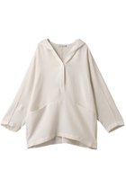 【ベイジ,/BEIGE,】のPOMONA(ポモナ)/Vネックフード付プルオーバー 人気、トレンドファッション・服の通販 founy(ファニー) ファッション Fashion レディースファッション Fashion for Women トップス・カットソー Cut & Sew Tops シャツ・ブラウス・オフィスカジュアル Elegant Blouses & Button-Ups レディースパーカー・カジュアルフーディー Casual Hoodies & Sweatshirts ロングTシャツ・Tシャツ Longline T-Shirts & Tees カジュアルプルオーバー・ニットトップス Pullovers & Knit Tops / Casual Pullovers スウェット・クルーネックトップス Sweatshirts & Crewnecks / Relaxed Fit Sweat Tops カットソー・ベーシックTシャツ Cut-and-Sewn Tops / Stretch Tees & Basics Vネックトップス V-Neck Tops / V-Cut Neckline Shirts シンプル Simple, Minimal ビッグ Big, Oversized エレガント 上品 Elegant thumbnail Ecru|ID: prp329100004929567 ipo3291000000036994921