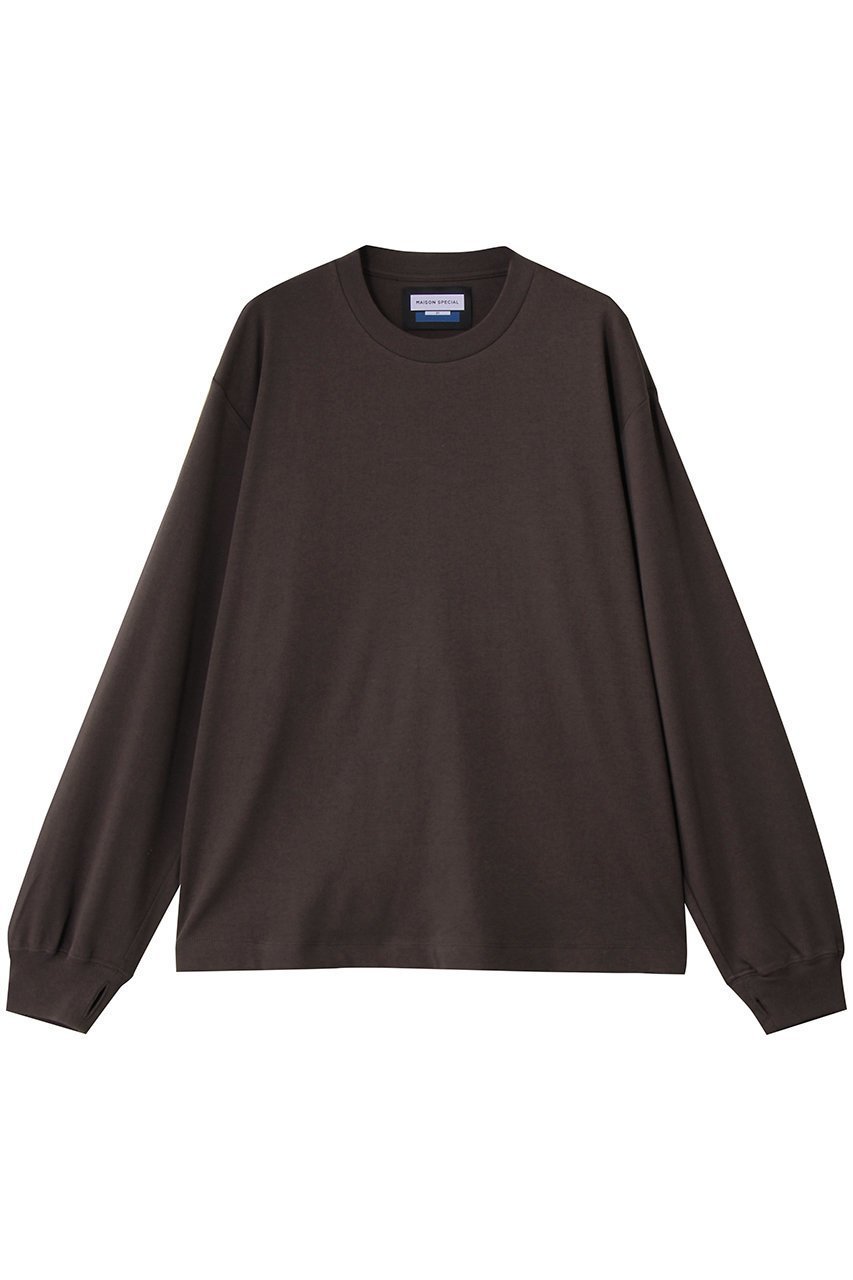 【メゾンスペシャル/MAISON SPECIAL】の【UNISEX】スムースロンTEE インテリア・キッズ・メンズ・レディースファッション・服の通販 founy(ファニー) 　ファッション　Fashion　レディースファッション　Fashion for Women　トップス・カットソー　Cut & Sew Tops　シャツ・ブラウス・オフィスカジュアル　Elegant Blouses & Button-Ups　ロングTシャツ・Tシャツ　Longline T-Shirts & Tees　カットソー・ベーシックTシャツ　Cut-and-Sewn Tops / Stretch Tees & Basics　ユニセックス　Unisex, Genderless　なめらか　Smooth, Silky Texture　シンプル　Simple, Minimal　スラックス　Slacks, Dress Pants　スリーブ　Sleeve, Long Sleeve / Short Sleeve　デニム　Denim, Jeans Material　ロング　Long, Long-Length　ワンポイント　One Point, Statement Accent　C.GRY(チャコールグレー)|ID: prp329100004929573 ipo3291000000036994987