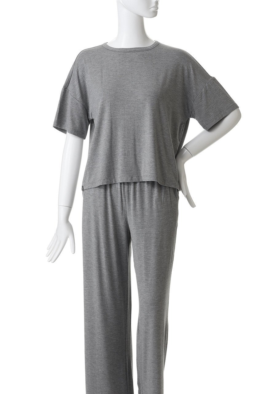 【ベアフット ドリームズ/BAREFOOT DREAMS】のバンブージャージー ショートスリーブ ボートネック ティシャツ 人気、トレンドファッション・服の通販 founy(ファニー) 　ファッション　Fashion　レディースファッション　Fashion for Women　トップス・カットソー　Cut & Sew Tops　シャツ・ブラウス・オフィスカジュアル　Elegant Blouses & Button-Ups　ロングTシャツ・Tシャツ　Longline T-Shirts & Tees　カットソー・ベーシックTシャツ　Cut-and-Sewn Tops / Stretch Tees & Basics　おすすめ　Recommended / Our Picks　ショート　Short, Short Length　スリーブ　Sleeve, Long Sleeve / Short Sleeve　セットアップ　Set-Up, Coordinated Outfit　other-2|ID: prp329100004929583 ipo3291000000036995108