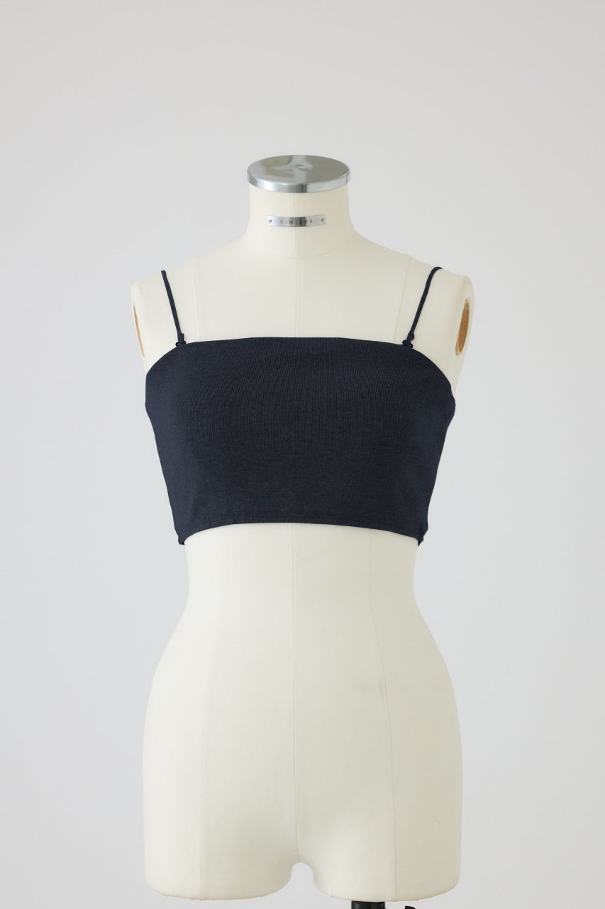 【リムアーク/RIM.ARK】のStrap bandeau/バンドゥ インテリア・キッズ・メンズ・レディースファッション・服の通販 founy(ファニー) 　ファッション　Fashion　レディースファッション　Fashion for Women　トップス・カットソー　Cut & Sew Tops　キャミソール&ノースリーブ　Camisoles & Sleeveless Tops　シャツ・ブラウス・オフィスカジュアル　Elegant Blouses & Button-Ups　ロングTシャツ・Tシャツ　Longline T-Shirts & Tees　カットソー・ベーシックTシャツ　Cut-and-Sewn Tops / Stretch Tees & Basics　インナー　Innerwear　キャミソール　Camisole, Spaghetti Strap Top　タンク　Tank Top, Sleeveless Top　フィット　Fit, Slim Fit　ラップ　Wrap, Wrap Design　ネイビー|ID: prp329100004929595 ipo3291000000036995218