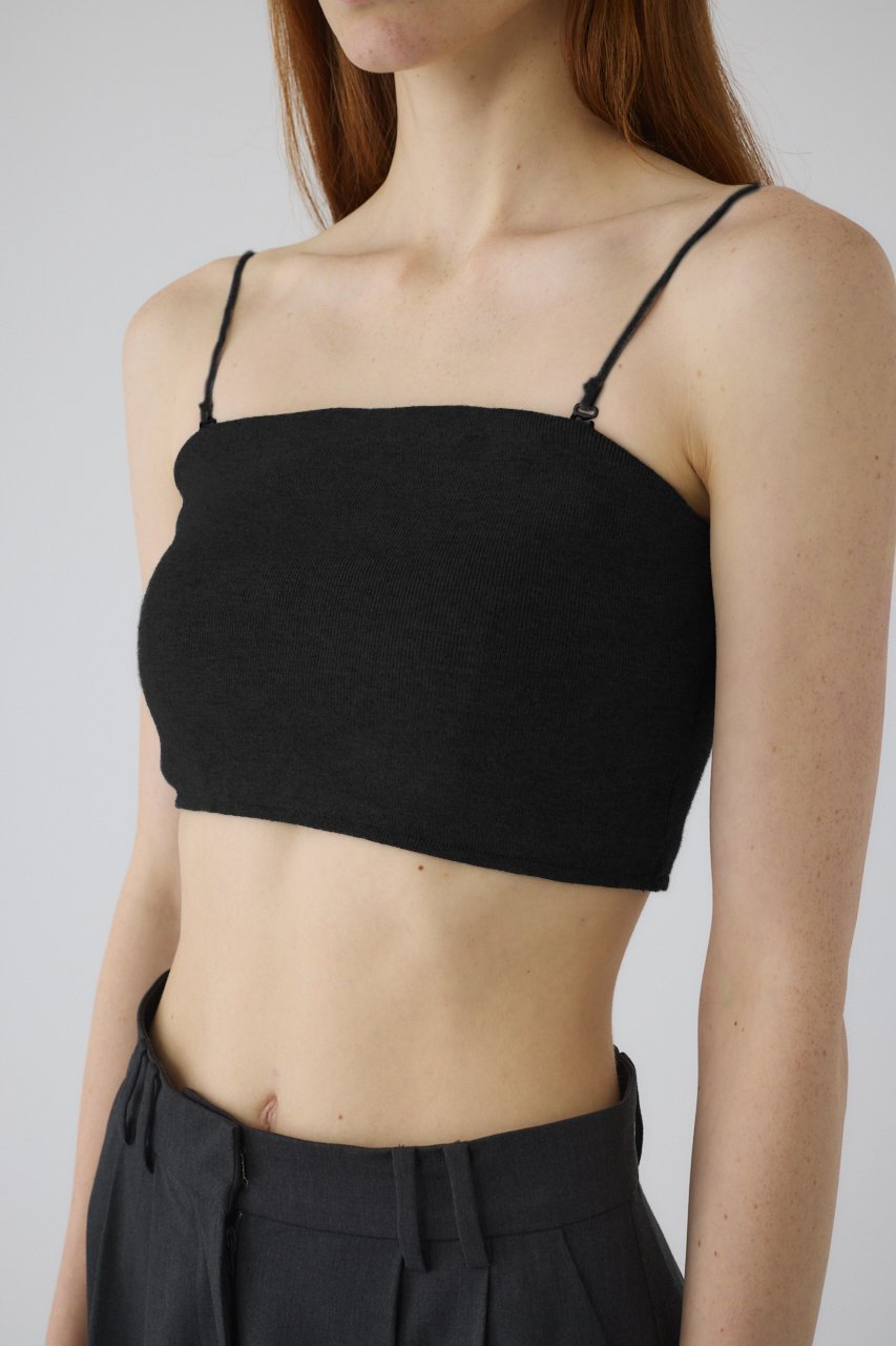 【リムアーク/RIM.ARK】のStrap bandeau/バンドゥ 人気、トレンドファッション・服の通販 founy(ファニー) 　ファッション　Fashion　レディースファッション　Fashion for Women　トップス・カットソー　Cut & Sew Tops　キャミソール&ノースリーブ　Camisoles & Sleeveless Tops　シャツ・ブラウス・オフィスカジュアル　Elegant Blouses & Button-Ups　ロングTシャツ・Tシャツ　Longline T-Shirts & Tees　カットソー・ベーシックTシャツ　Cut-and-Sewn Tops / Stretch Tees & Basics　インナー　Innerwear　キャミソール　Camisole, Spaghetti Strap Top　タンク　Tank Top, Sleeveless Top　フィット　Fit, Slim Fit　ラップ　Wrap, Wrap Design　other-7|ID: prp329100004929595 ipo3291000000036995231