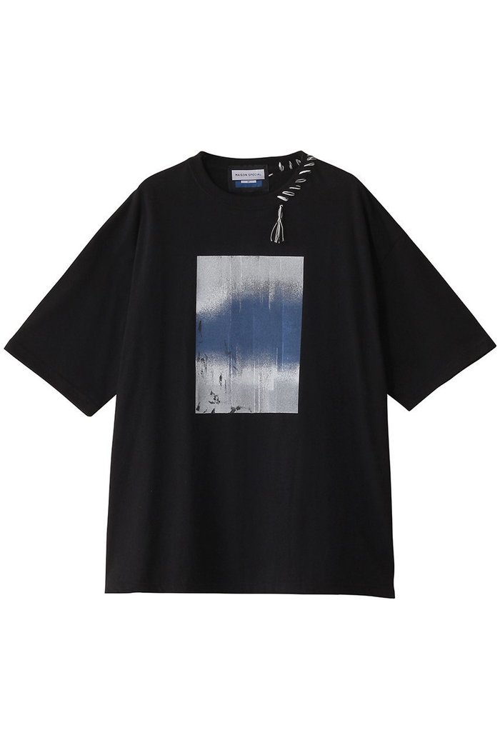 【メゾンスペシャル/MAISON SPECIAL】の【UNISEX】スクエアハンドプリントTシャツ インテリア・キッズ・メンズ・レディースファッション・服の通販 founy(ファニー) https://founy.com/ ファッション Fashion レディースファッション Fashion for Women トップス・カットソー Cut & Sew Tops シャツ・ブラウス・オフィスカジュアル Elegant Blouses & Button-Ups ロングTシャツ・Tシャツ Longline T-Shirts & Tees カットソー・ベーシックTシャツ Cut-and-Sewn Tops / Stretch Tees & Basics ユニセックス Unisex, Genderless ショート Short, Short Length スクエア Square, Square Shape ストリング String, Drawstring スリーブ Sleeve, Long Sleeve / Short Sleeve フロント Front, Front Design プリント Print, Printed Pattern ルーズ Loose, Oversized |ID: prp329100004929604 ipo3291000000036995303