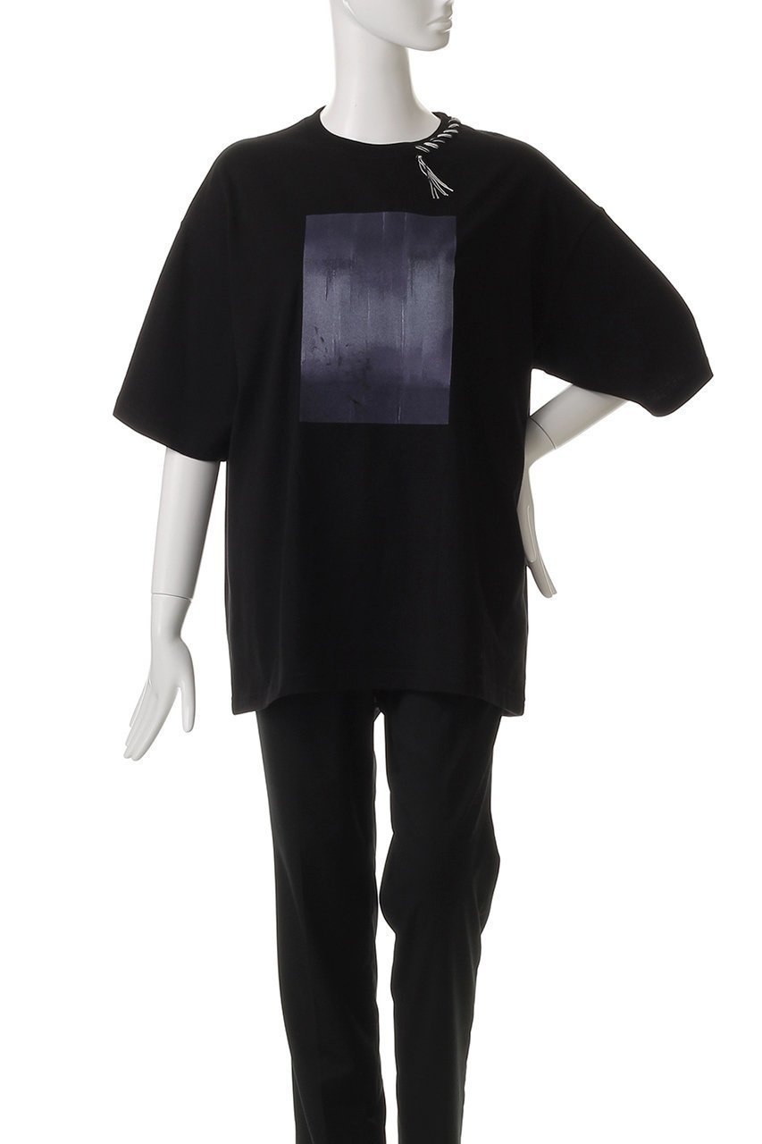 【メゾンスペシャル/MAISON SPECIAL】の【UNISEX】スクエアハンドプリントTシャツ 人気、トレンドファッション・服の通販 founy(ファニー) 　ファッション　Fashion　レディースファッション　Fashion for Women　トップス・カットソー　Cut & Sew Tops　シャツ・ブラウス・オフィスカジュアル　Elegant Blouses & Button-Ups　ロングTシャツ・Tシャツ　Longline T-Shirts & Tees　カットソー・ベーシックTシャツ　Cut-and-Sewn Tops / Stretch Tees & Basics　ユニセックス　Unisex, Genderless　ショート　Short, Short Length　スクエア　Square, Square Shape　ストリング　String, Drawstring　スリーブ　Sleeve, Long Sleeve / Short Sleeve　フロント　Front, Front Design　プリント　Print, Printed Pattern　ルーズ　Loose, Oversized　other-2|ID: prp329100004929604 ipo3291000000036995316